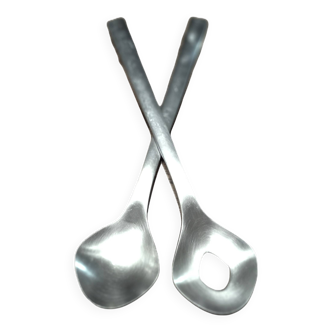 Large designer salad servers