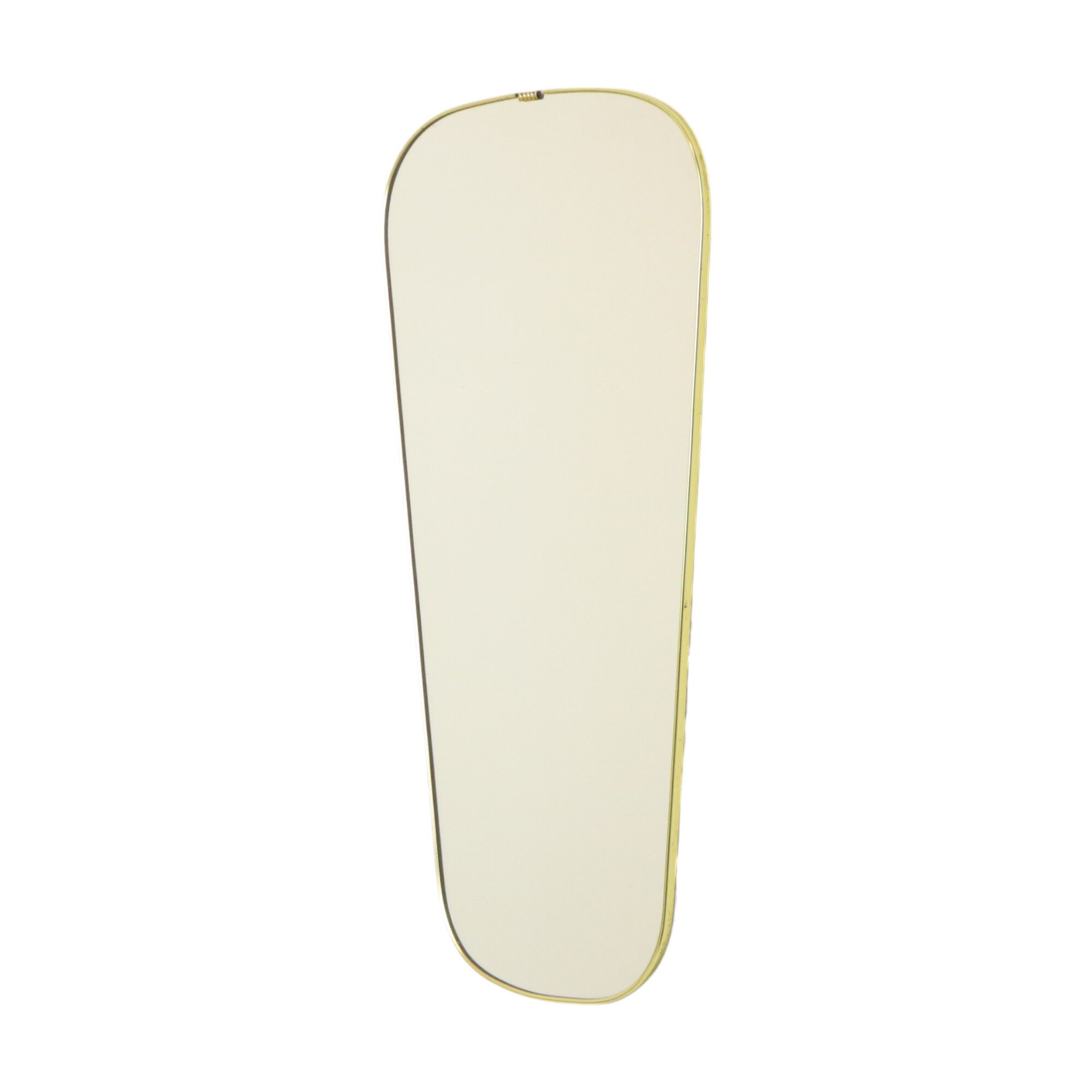 Vintage Rockabilly Freeform Mirror Gold Fifties Design 61cm