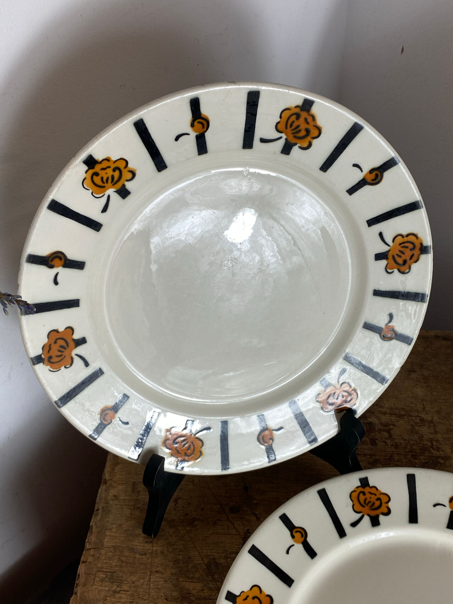 Porcelain plates, Badonviller France