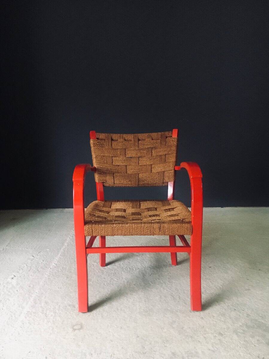 Mediterranean Armchairs, France, 1950s, Set of 2