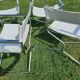 4 vintage charm leather director's armchairs