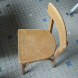Child schoolboy chair in baumann wood