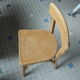 Chaise enfant ecolier en bois baumann
