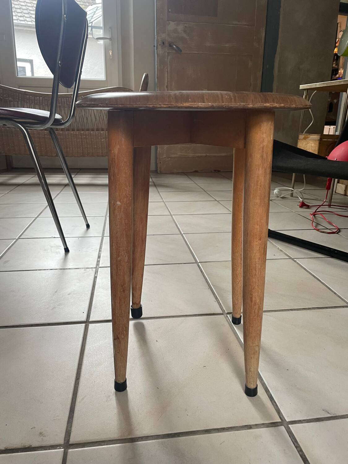 Vintage wooden stool