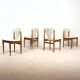 Set of 4 Scandinavian chairs by Elliots of Newbury
