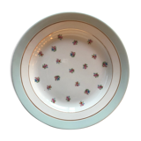 Round dish in Limoges porcelain