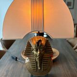 Pharaoh lamp 7 brass marble at Maison Jansen & Deknudt lighting