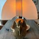 Pharaoh lamp 7 brass marble at Maison Jansen & Deknudt lighting