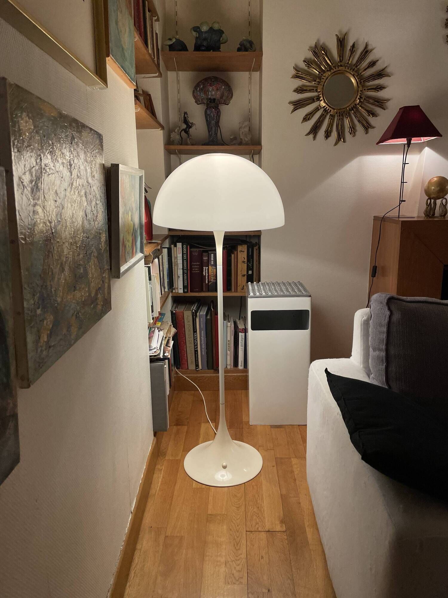 Panthella floor lamp Verner Panton, Louis Poulsen, 1971, scandinavian style