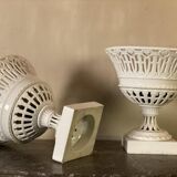 Pair of open porcelain cups
