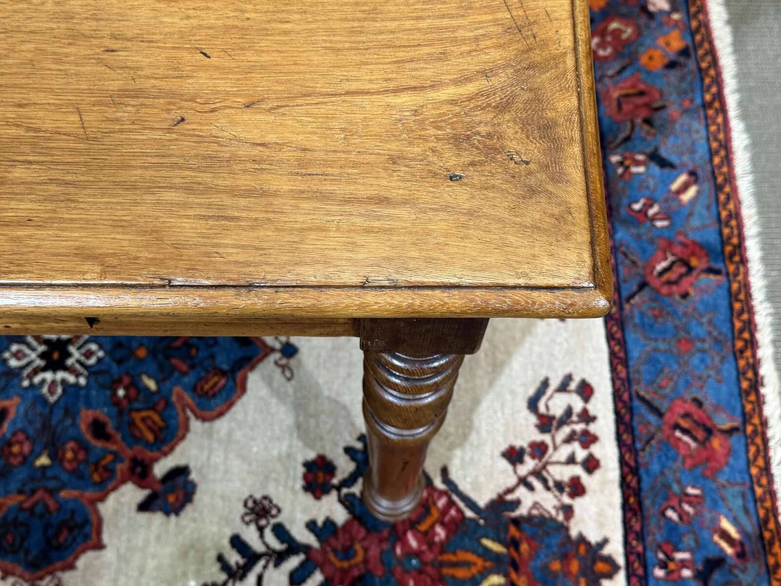 Table desk in fir and poplar from the early 20th century.