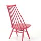 Asko / Ilmari Tapiovaara "Mademoiselle" spindle-back armchair / mid-century modern design / Finland / 1950s-60s