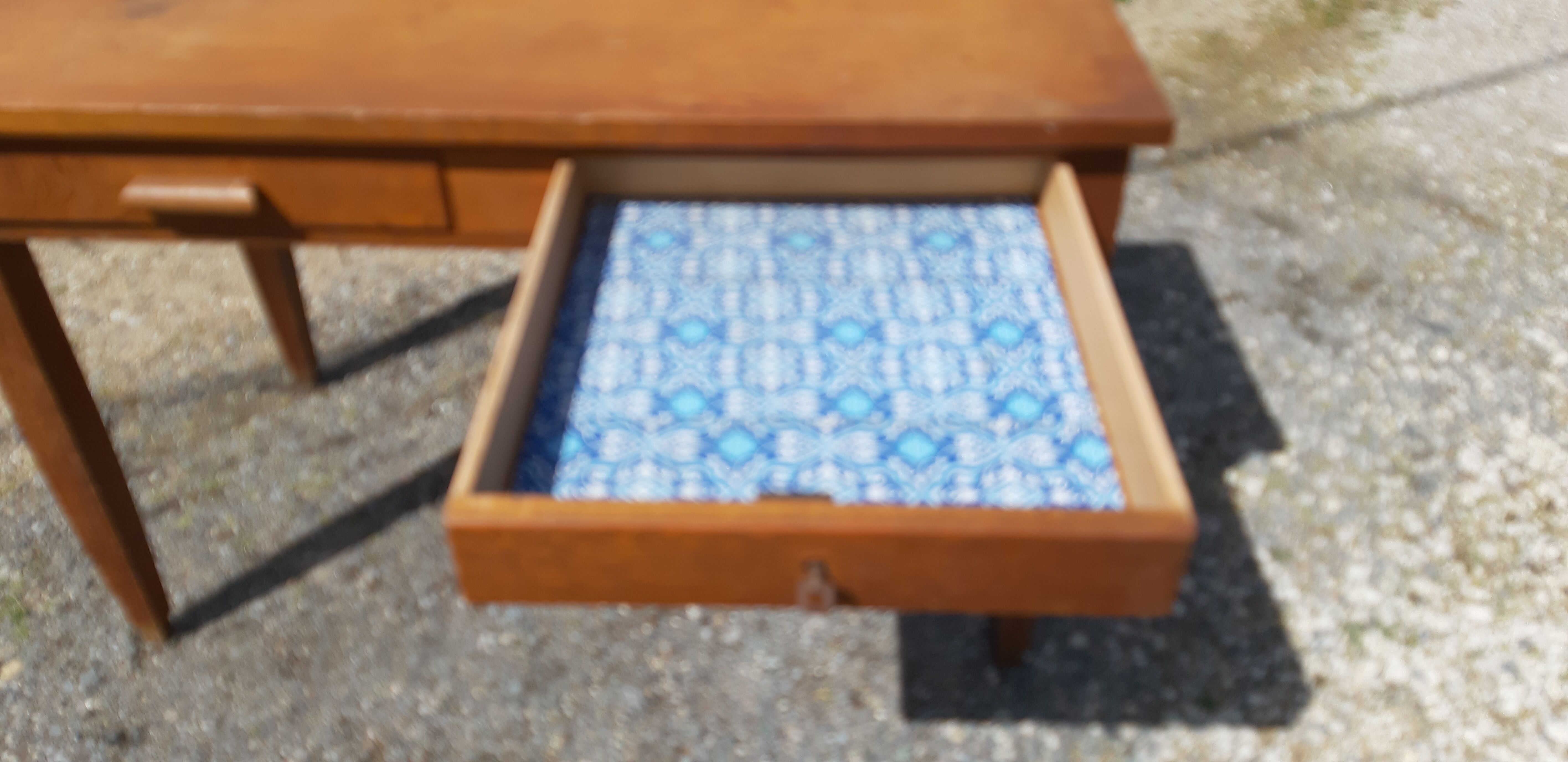 Bureau chêne année 60