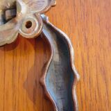 Gilded bronze handle 1900 Art Nouveau vegetal Bronzier L. Pinet