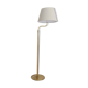 Sculptural modern brass floor lamps from the mid-century Luxus, Sweden, 1970s.