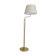 Sculptural modern brass floor lamps from the mid-century Luxus, Sweden, 1970s.
