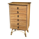 Commode en rotin, années 60