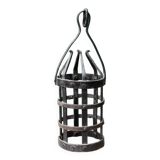 Riveted wrought iron cage suspension
