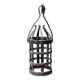 Riveted wrought iron cage suspension