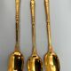Box set 12 spoonfuls francois frionnet paris metal dore