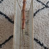 Perforated metal review door