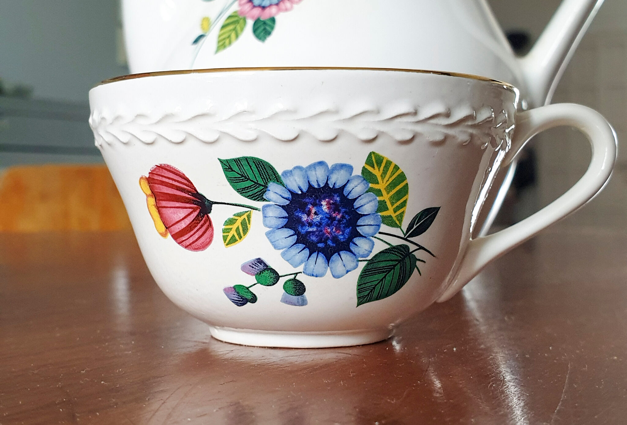 Vintage coffee service - Digoin & Sarreguemines