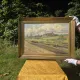 Vintage Impressionist Landscape Oil Painting by Holger Havrehed