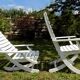 Chaises de jardin en bois années 80 Herlag
