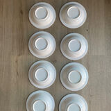 Vintage 80s flower soup plates