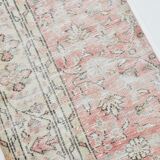 2x9 shabby chic vintage runner rug, 74x265cm