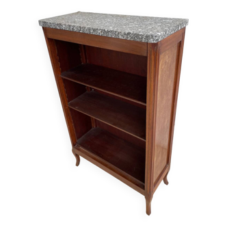 Shelf with marble top