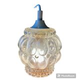 Vintage bubble glass pendant light