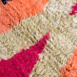Moroccan Berber carpet Boujaad corridor with colored diamonds 292x82cm
