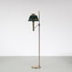 Lampadaire en laiton des années 1950 par Oia, Suède
