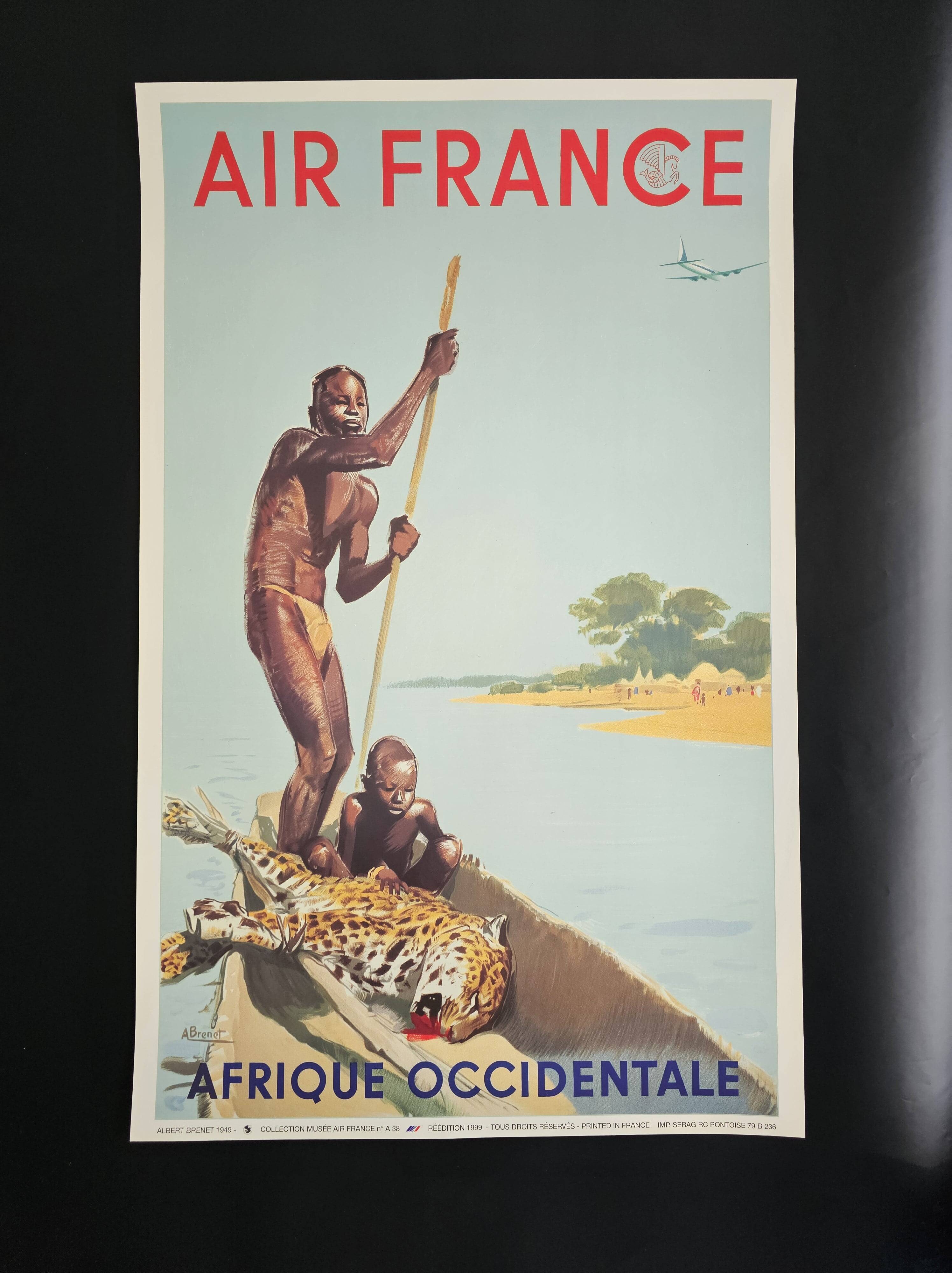 Air France poster - West Africa