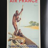 Air France poster - West Africa