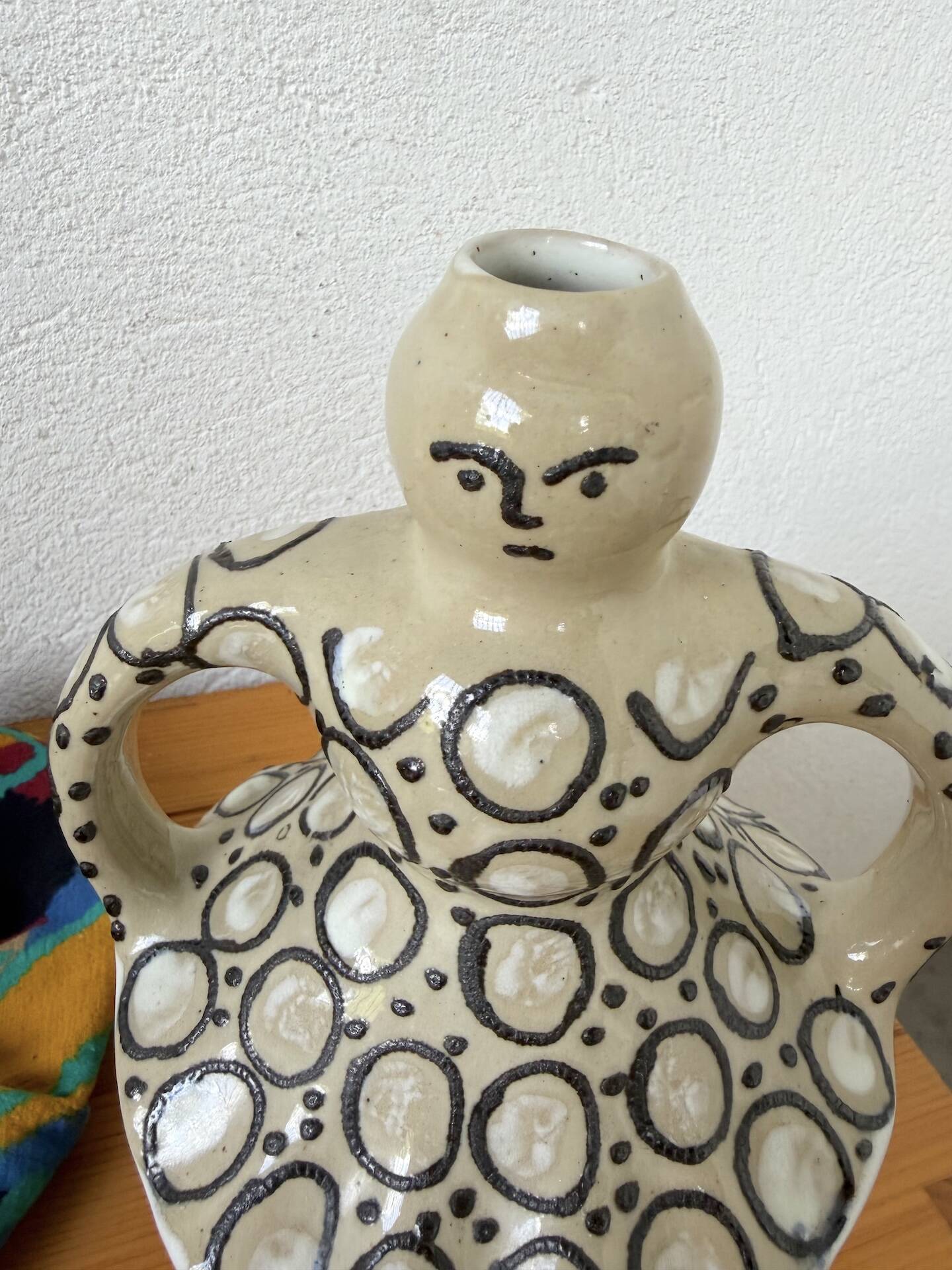 Anthropomorphic vase Folk Art woman