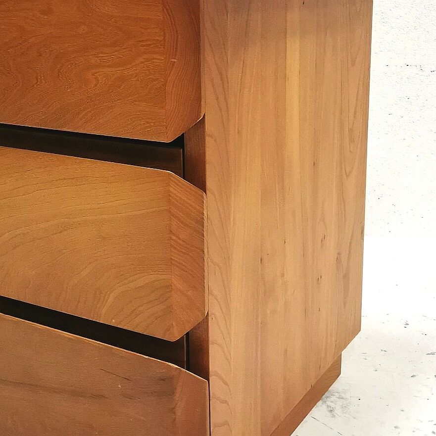 Elm chest of drawers, Roche bobois