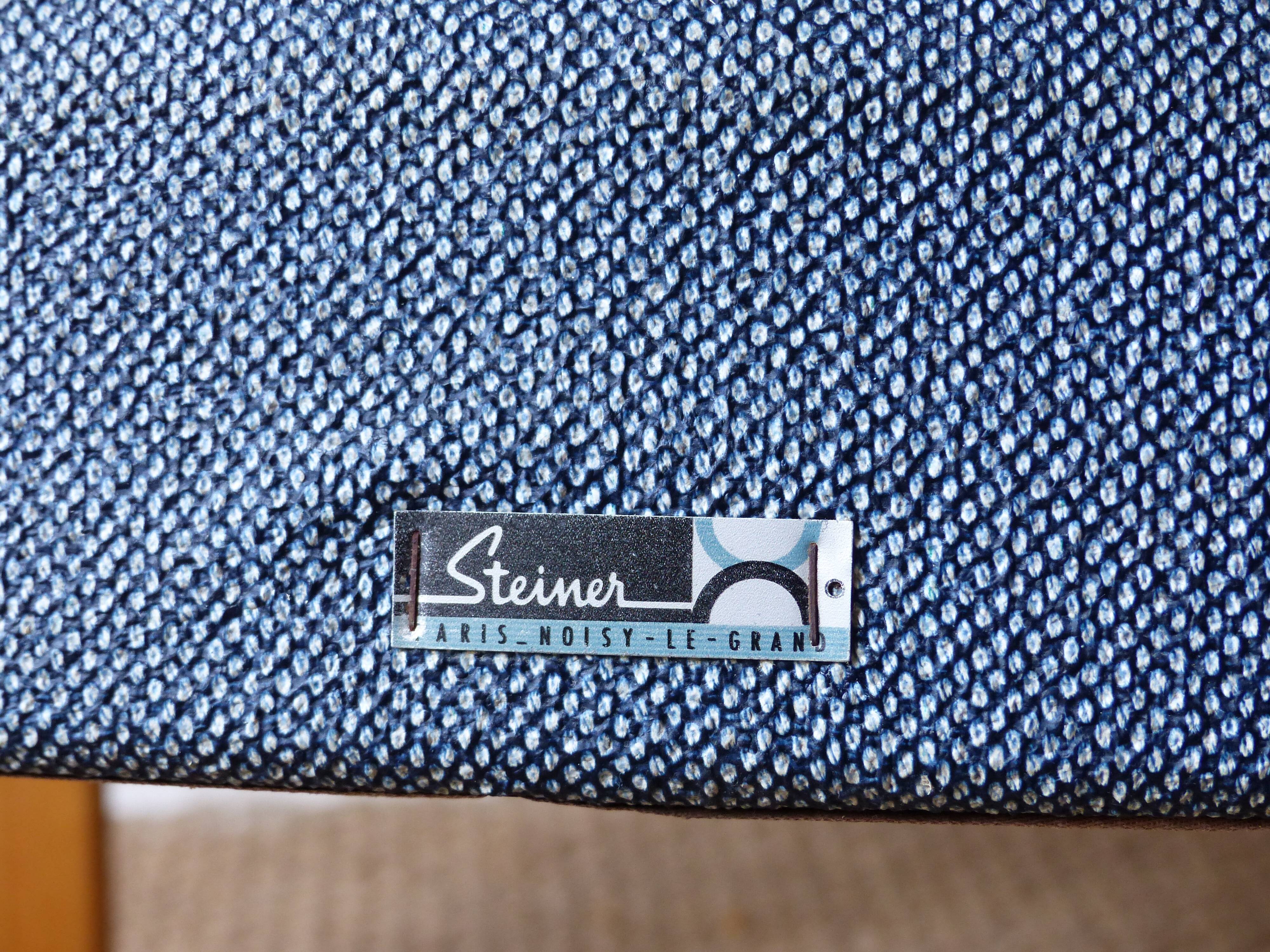 Vintage Steiner bow-wood armchair