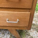 Vintage chest of drawers compass feet