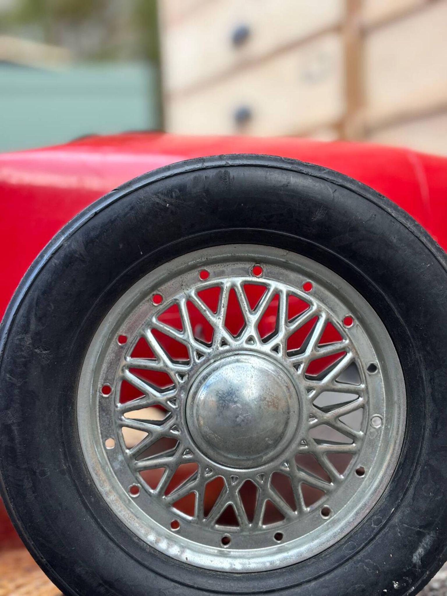 Vintage pedal car