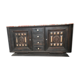 Blackened wooden sideboard of the 1950s