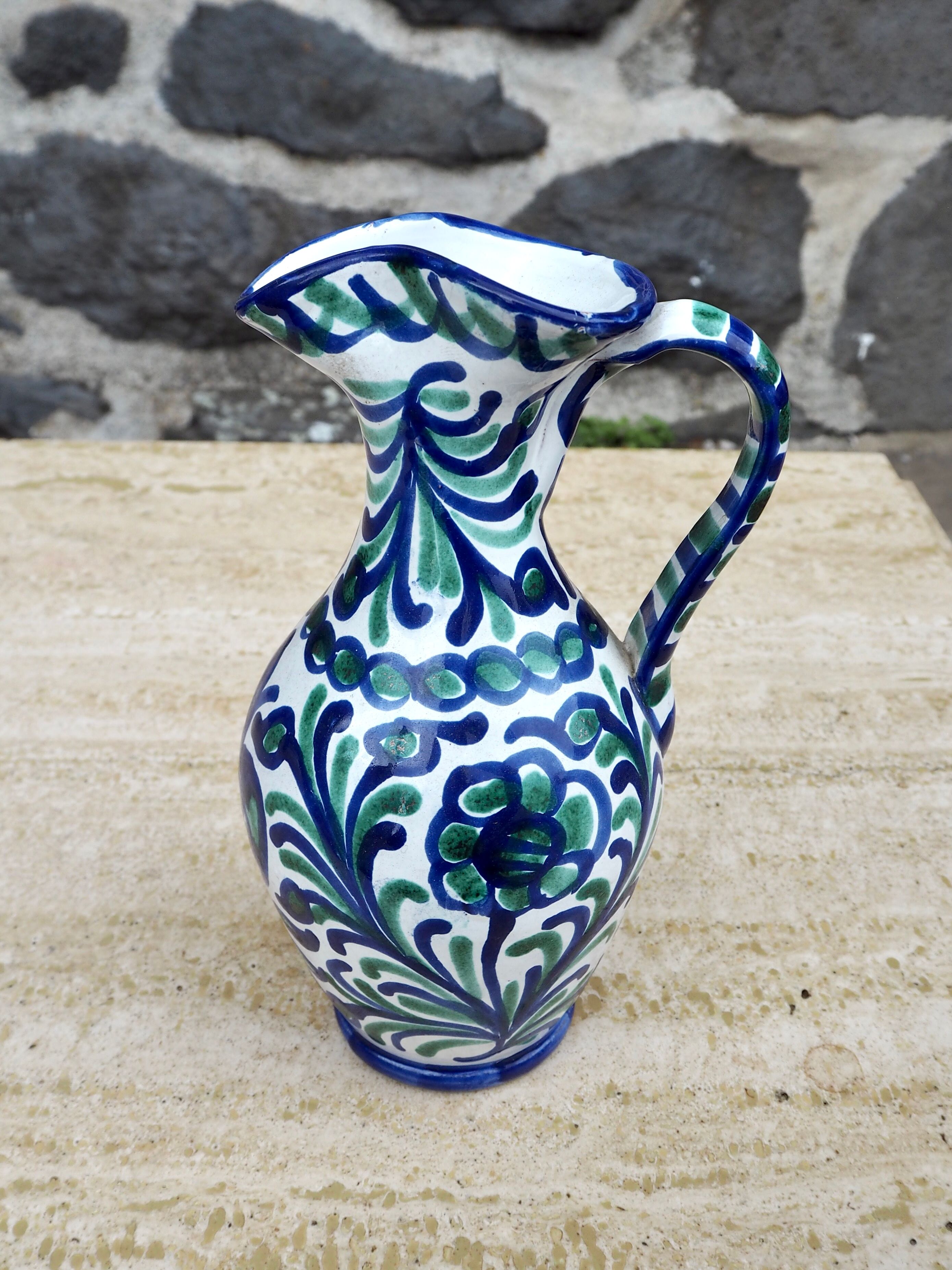Spanish ceramic pitcher, 1970s
