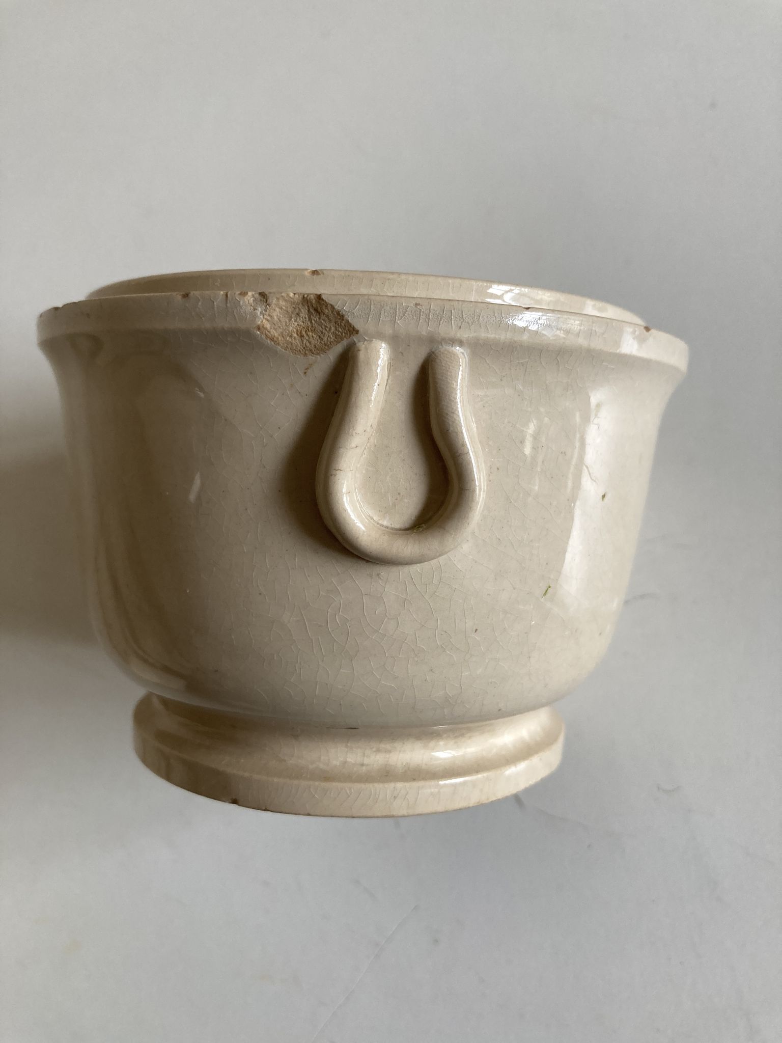 Pot de faïence directoire de digoin et sarreguemines néo classique 1860