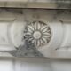 Louis XVI Style White Veined Carrara Marble Fireplace 19th Century