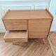 Renovated vintage sideboard, Scandinavian style, 1960s
