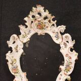 Grand miroir en céramique du XXe siècle
