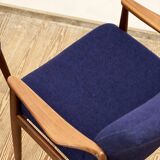 Two Mid-Century Modern Teak Armchairs by Hartmut Lohmeyer for Wilkhahn, 1950s