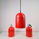Vintage Uni Pendant Lamps by Vagn Dyring for Nordisk Solar, 1970s, Set of 3