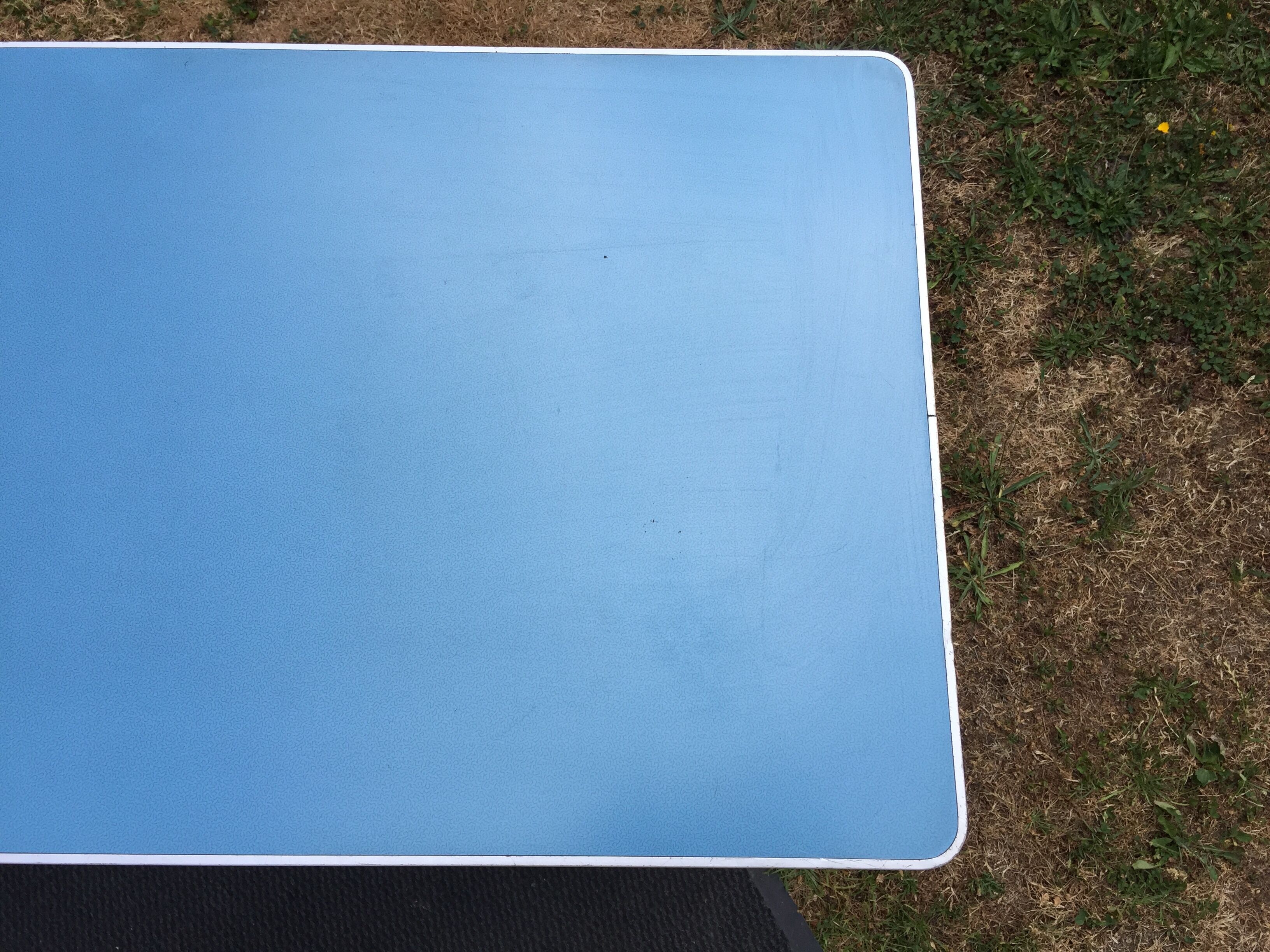 Modernist industrial and vintage console table in Stafor brand metal